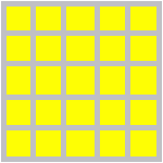 5 x 5 の無料オンラインクロスワード